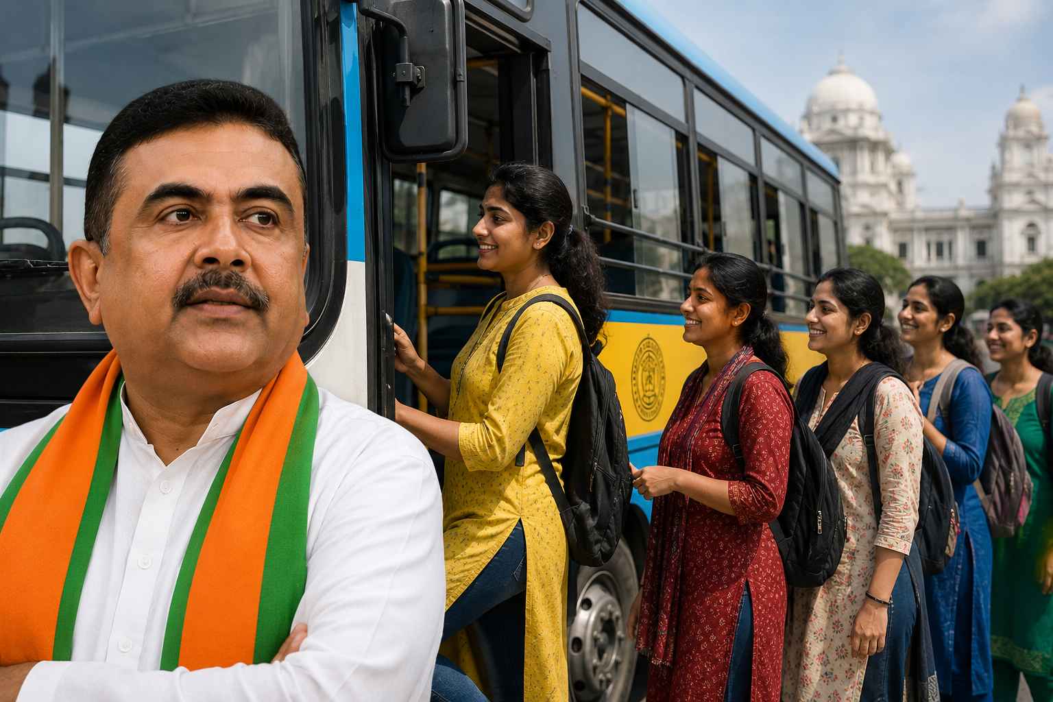 মহিলাদের জন্য সরকারি বাসে বিনামূল্যে যাতায়াতের ঘোষণা