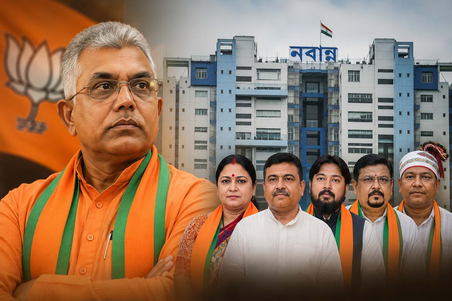 নতুন বিজেপি সরকারের মন্ত্রী হিসাবে দায়িত্ব পেলেন দিলীপ ঘোষ