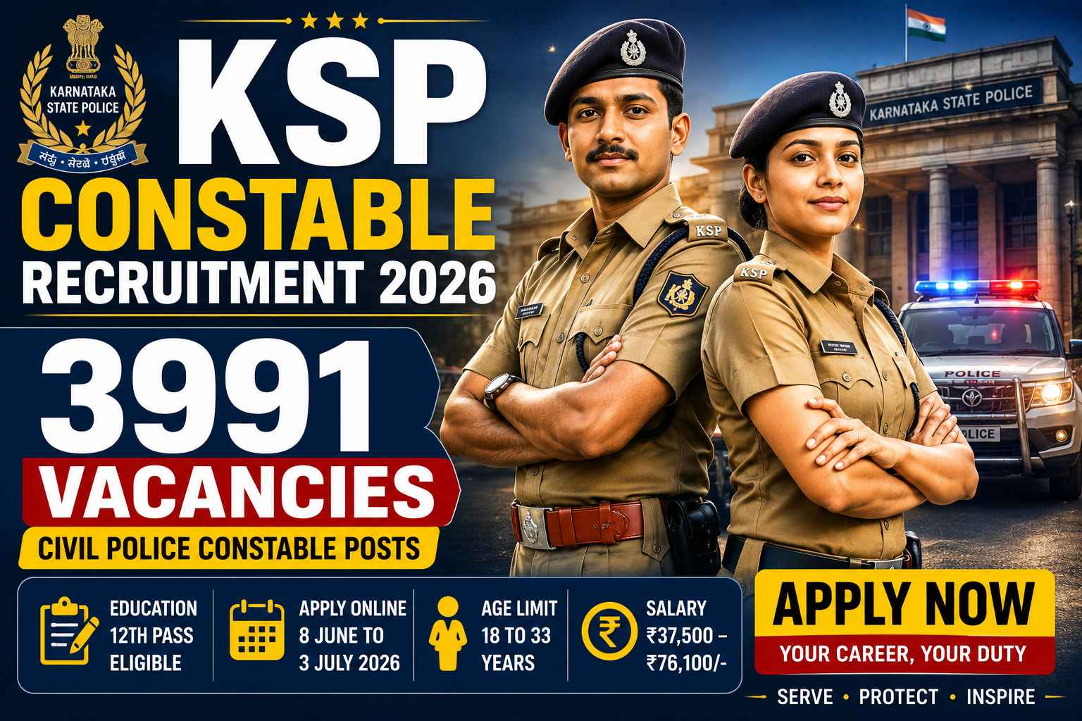 Karnataka Police Constable Recruitment 2026