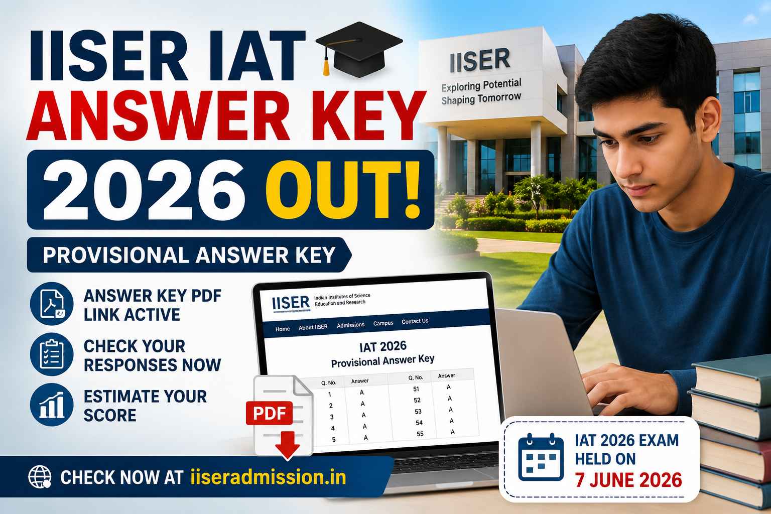 ISER IAT Answer Key 2026